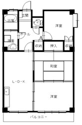 溝川ハイツの物件間取画像